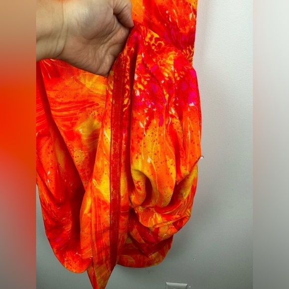 Vintage Mildred’s of Hawaii 60’s Bright Floral Maxi Dress, Estimated Size Small - Picture 10 of 11